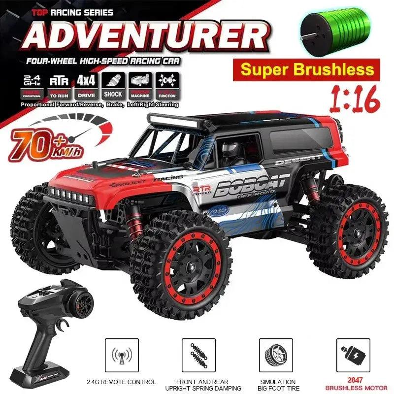  High Speed 4x4 RC Car With Brushless Motor LED Lights -  ToylandEU™