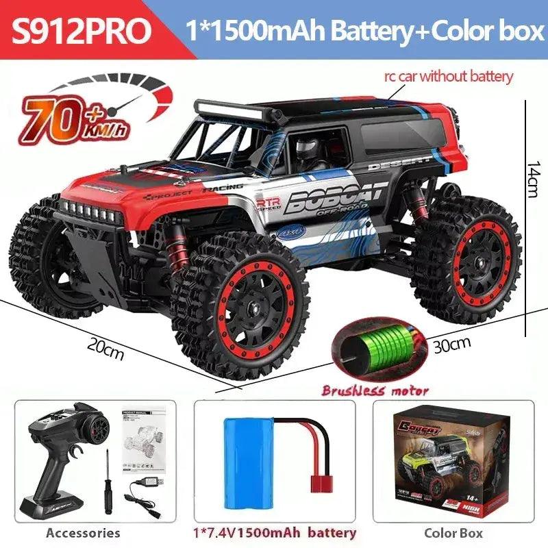  High Speed 4x4 RC Car With Brushless Motor LED Lights -  ToylandEU™