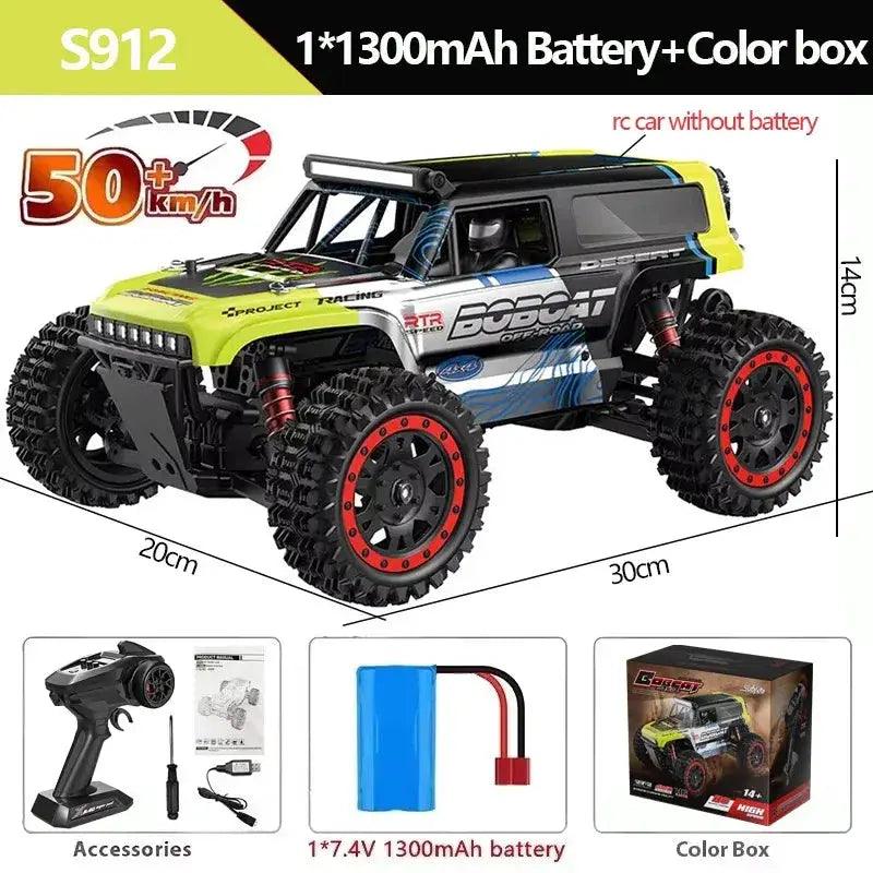  High Speed 4x4 RC Car With Brushless Motor LED Lights -  ToylandEU™