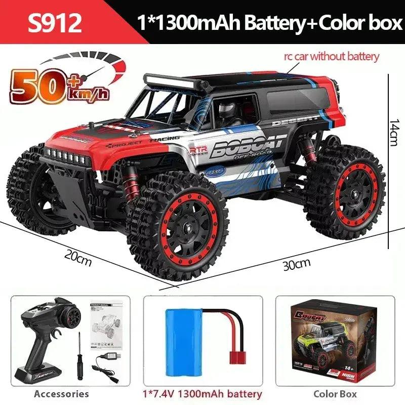  High Speed 4x4 RC Car With Brushless Motor LED Lights -  ToylandEU™