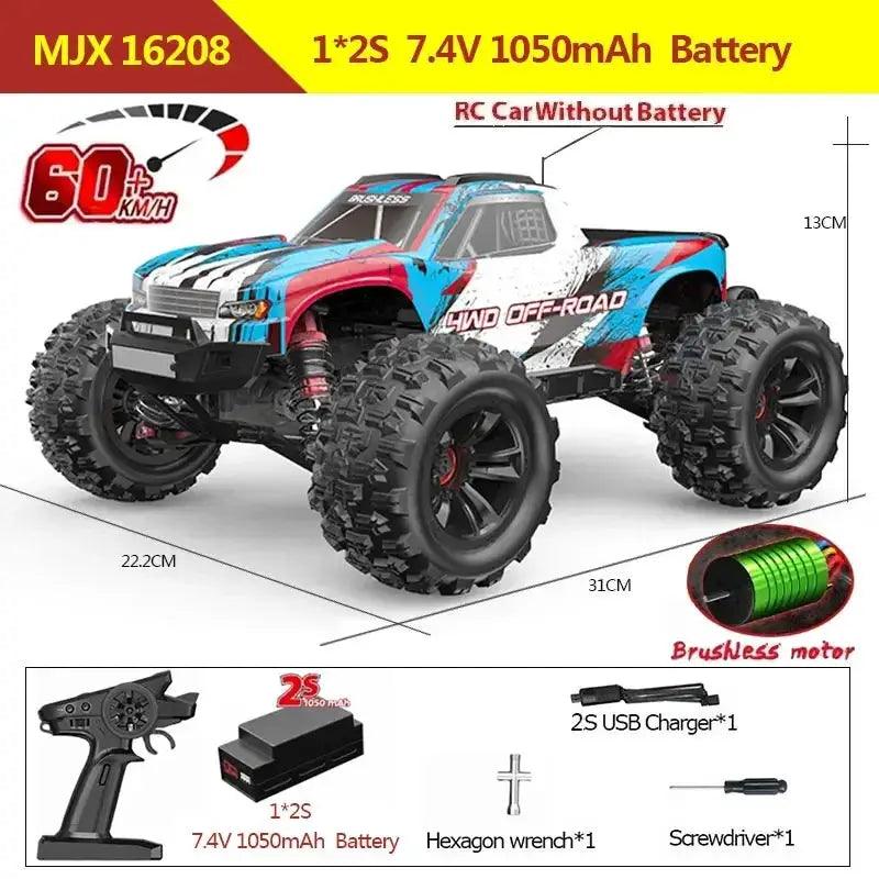  Brushless 70KMH OneSixteenth Scale RC Car 4WD Off Road -  ToylandEU™