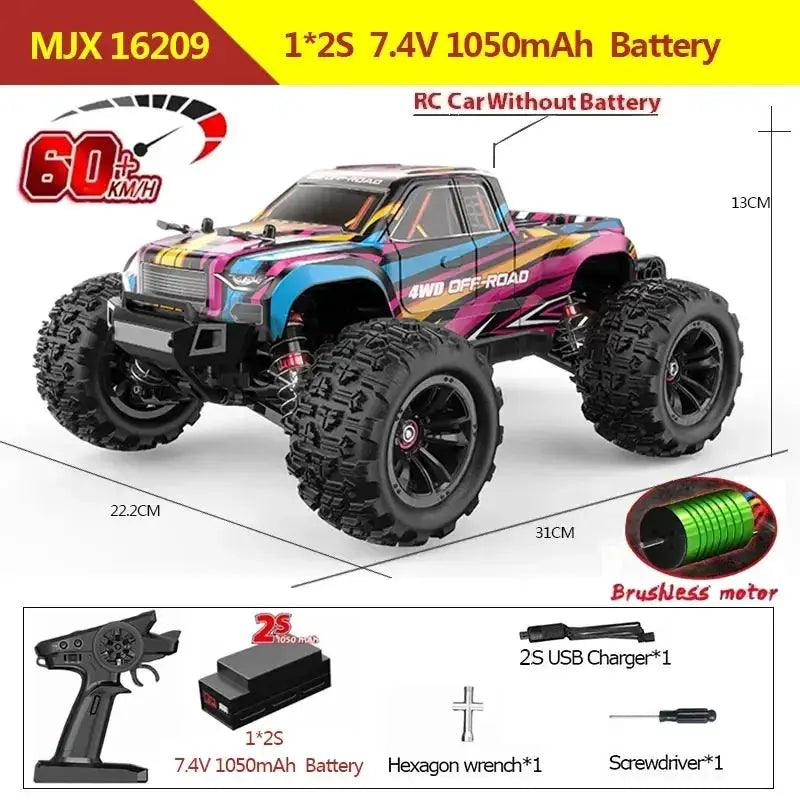  Brushless 70KMH OneSixteenth Scale RC Car 4WD Off Road -  ToylandEU™