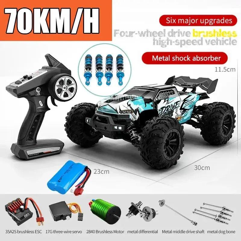  RC Car Off Road 4x4 Brushless High Speed Monster 70KMH -  ToylandEU™