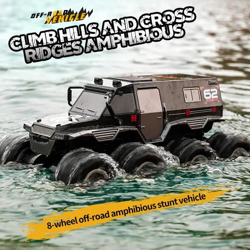  8x8 Remote Control Off Road Amphibious Car Waterproof -  ToylandEU™