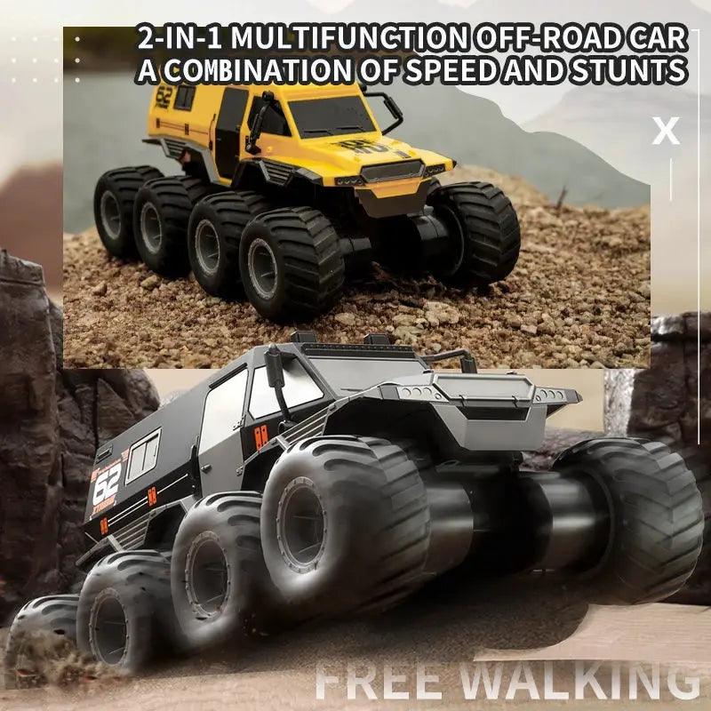  8x8 Remote Control Off Road Amphibious Car Waterproof -  ToylandEU™