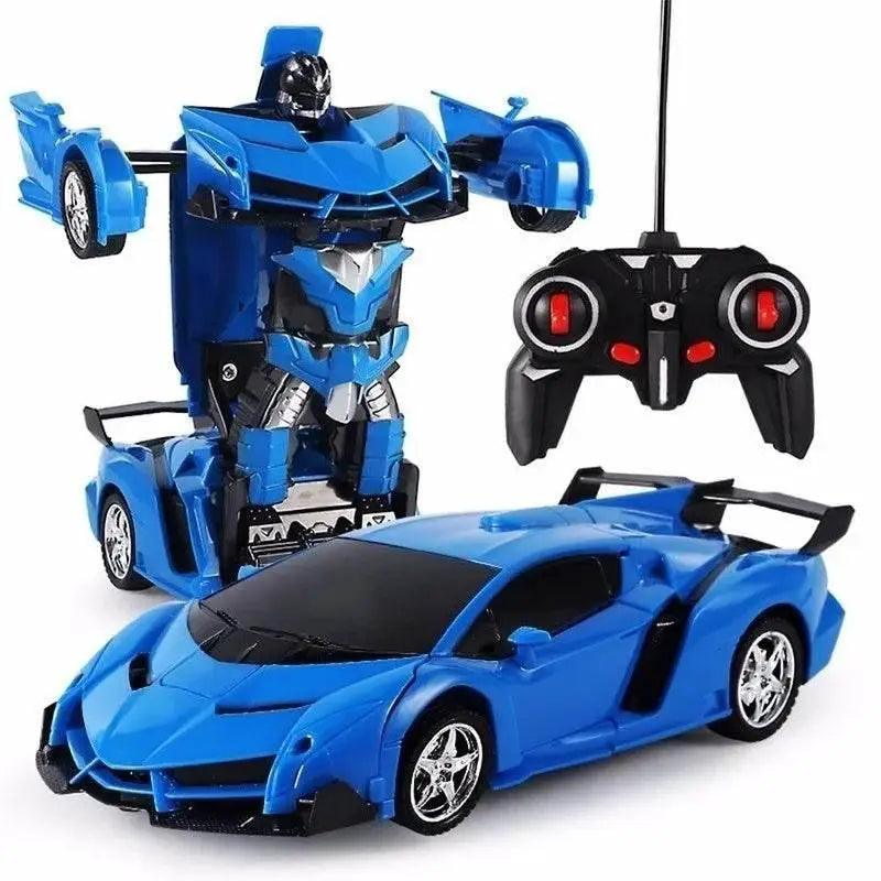  RC Adaptable RC Police Car & Robot - Ultimate 2-in-1 Toy for Kids -  ToylandEU™