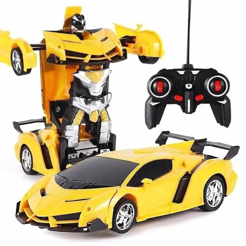  RC Adaptable RC Police Car & Robot - Ultimate 2-in-1 Toy for Kids -  ToylandEU™