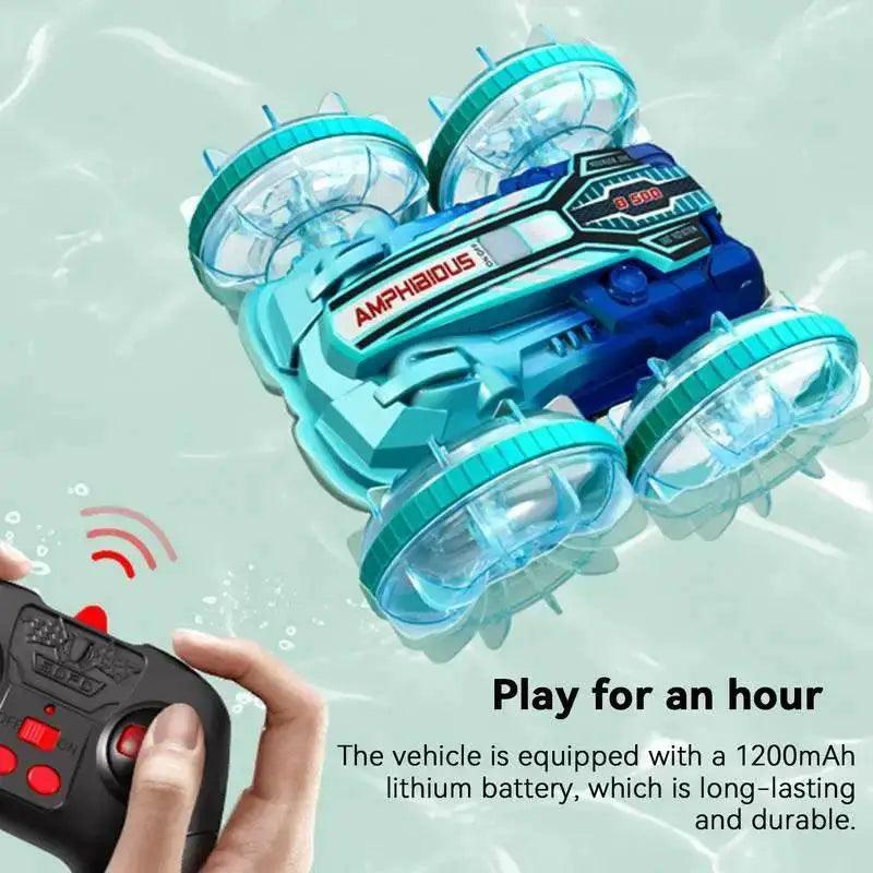  RC All-Terrain Gesture Control RC Stunt Car - Land & Water Adventure Fun -  ToylandEU™