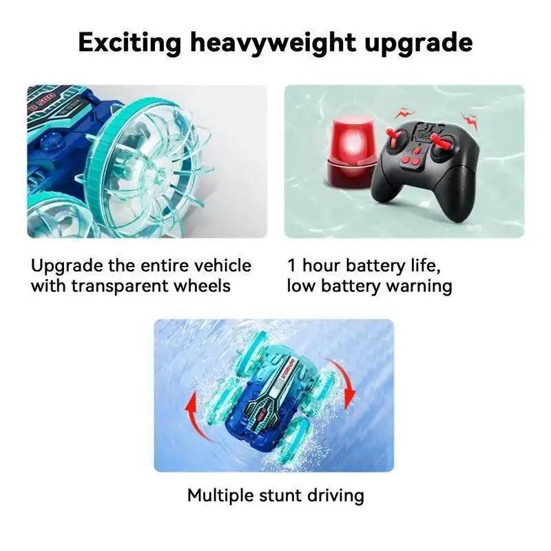  RC All-Terrain Gesture Control RC Stunt Car - Land & Water Adventure Fun -  ToylandEU™