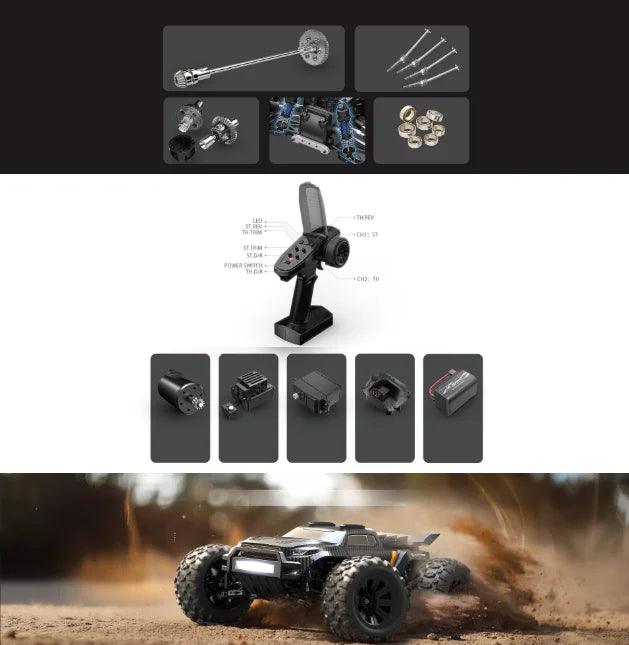  Brushless RC Car 4WD Offroad High Speed Performance 