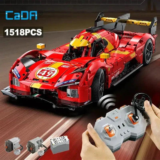  RC Car Building Blocks 1518 Pieces Remote Control Flame -  ToylandEU™