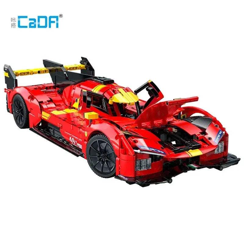 RC Car Building Blocks 1518 Pieces Remote Control Flame Racing - ToylandEU