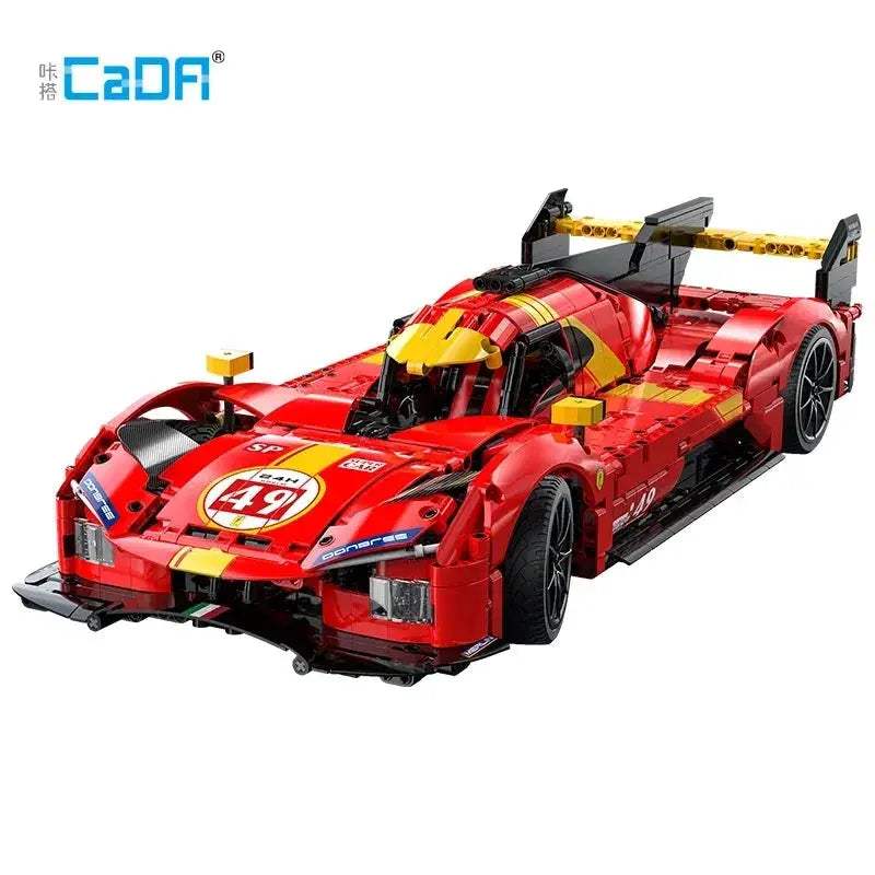 RC Car Building Blocks 1518 Pieces Remote Control Flame Racing - ToylandEU