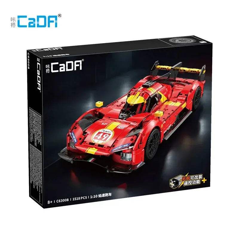 RC Car Building Blocks 1518 Pieces Remote Control Flame Racing - ToylandEU