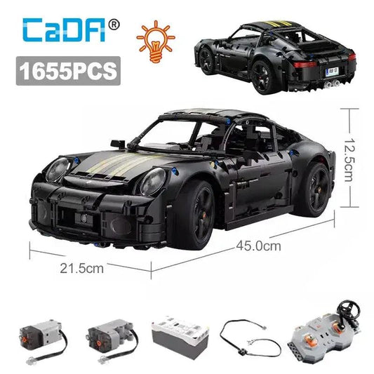  RC Car Building Blocks LED Remote Control Set For Kids -  ToylandEU™
