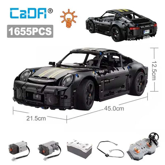  RC Car Building Blocks LED Remote Control Set For Kids -  ToylandEU™