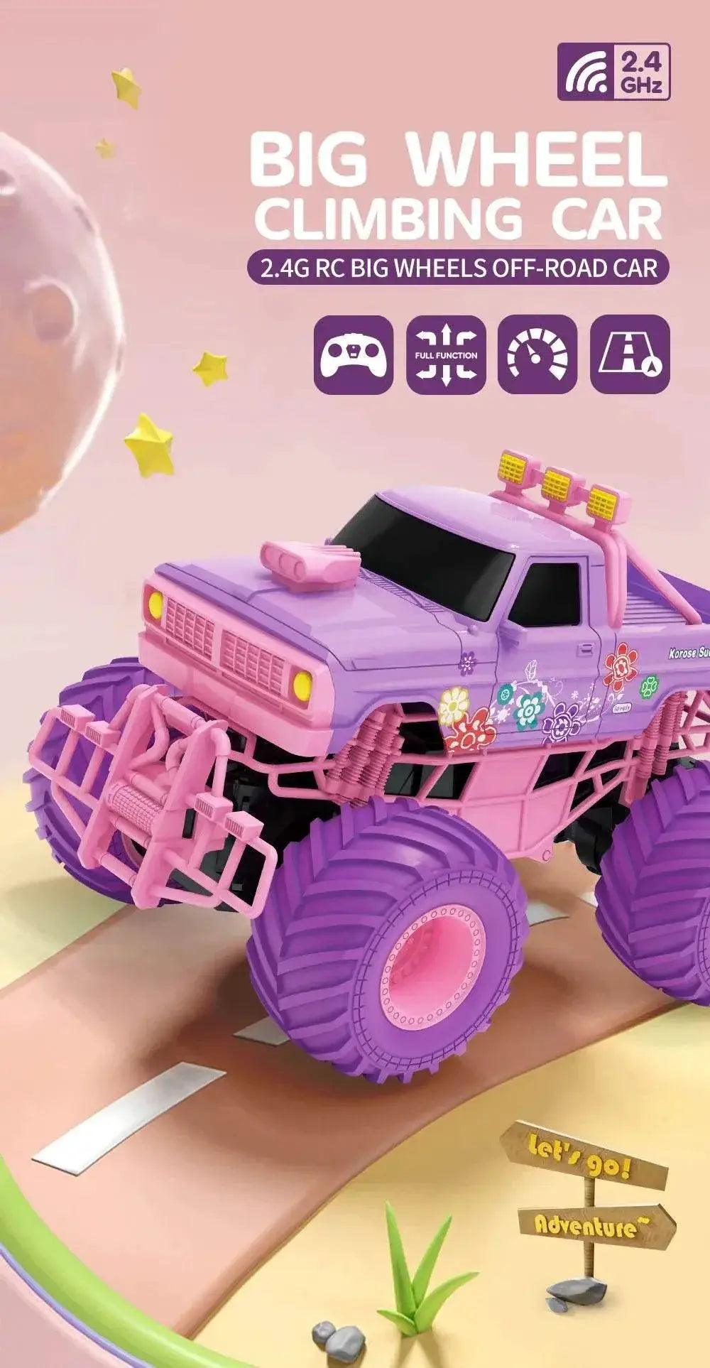  RC Car Electric Drive Off-Road Big Wheel High Speed Toy -  ToylandEU™