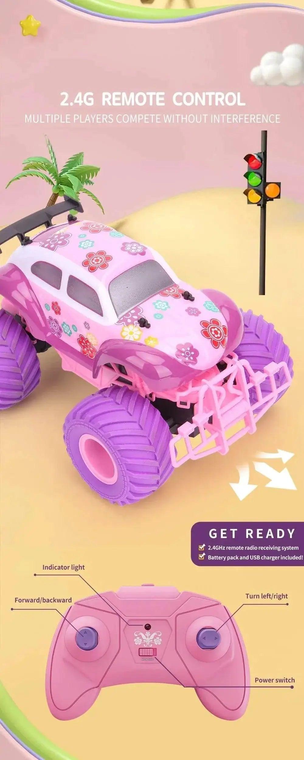  RC Car Electric Drive Off-Road Big Wheel High Speed Toy -  ToylandEU™
