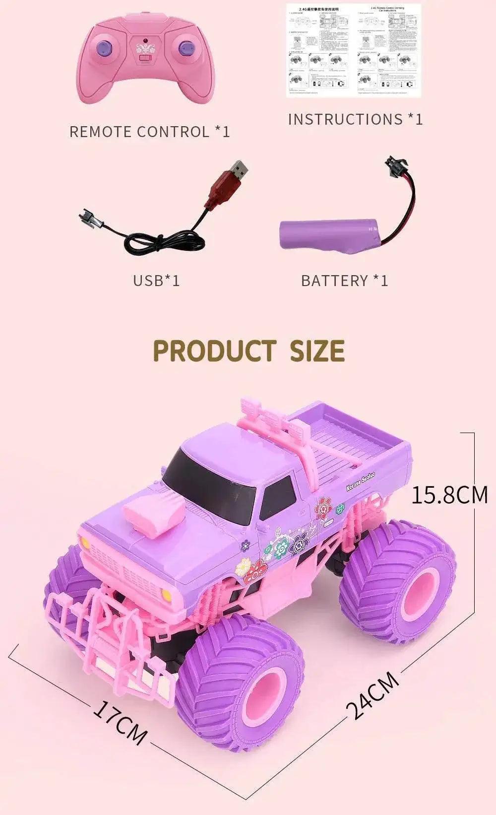  RC Car Electric Drive Off-Road Big Wheel High Speed Toy -  ToylandEU™
