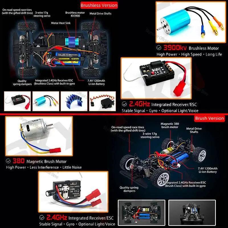  RC 1/16 High-Speed 4WD RC Drift Car - SG1606 Pro UD1607 Racing Fun! -  ToylandEU™