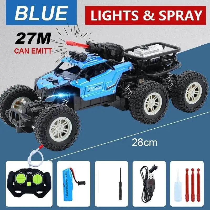  RC High-Speed 2.4G Alloy Off-Road RC Car with Lights and Rechargeable Battery -  ToylandEU™