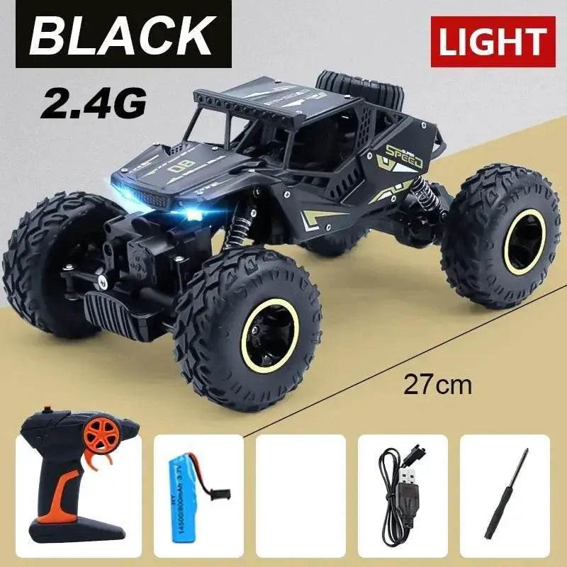  RC High-Speed 2.4G Alloy Off-Road RC Car with Lights and Rechargeable Battery -  ToylandEU™