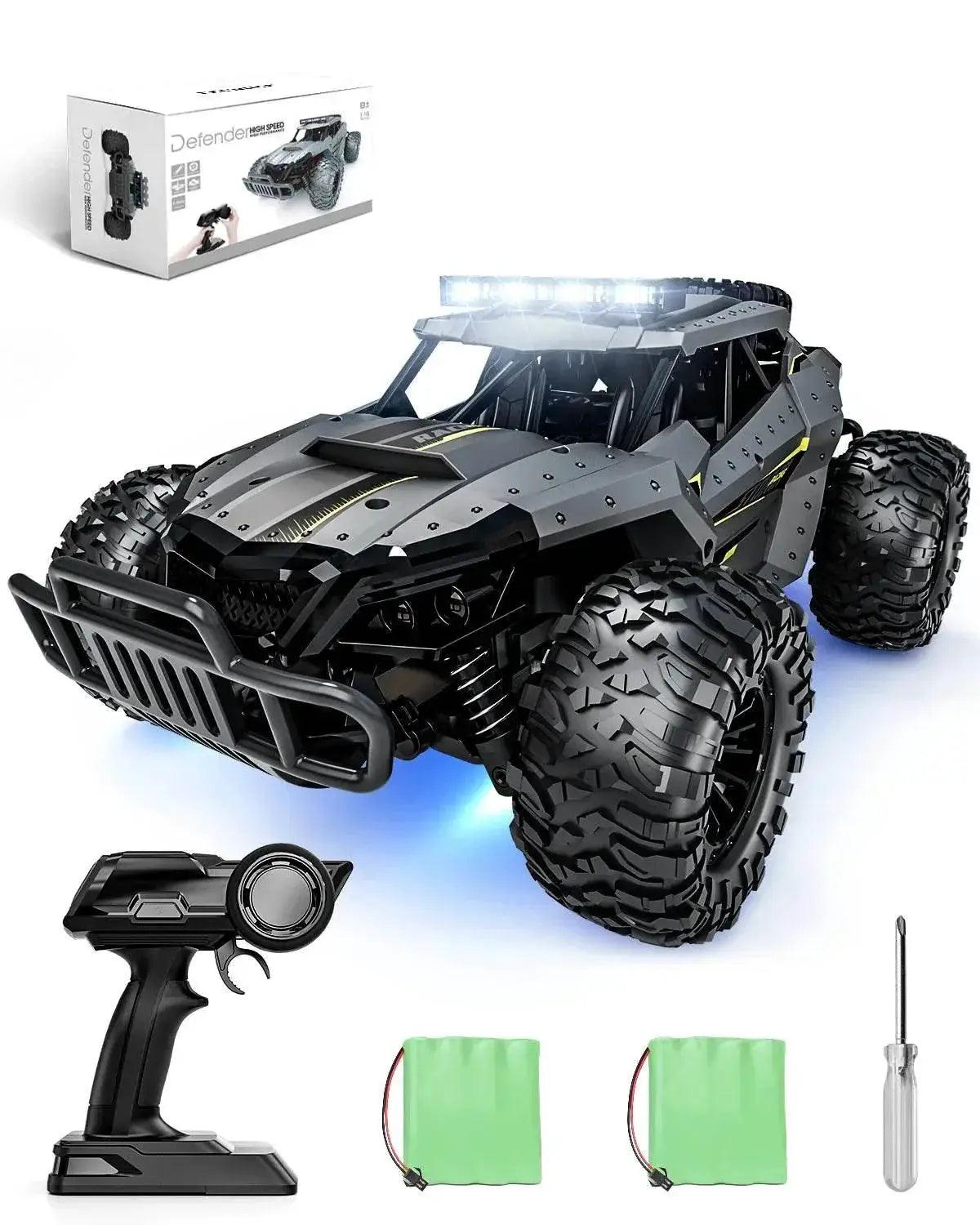  RC High-Speed 1:16 Off-Road RC Car for All Ages LED Lights -  ToylandEU™