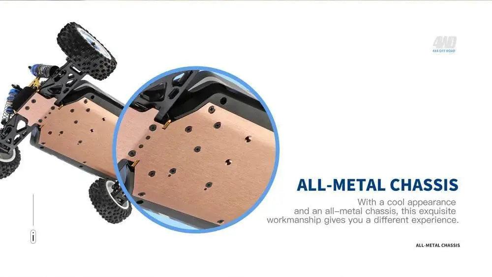  RC 1/12 Scale High-Speed RC Drift Car - 75KM/H Brushless 4WD Vehicle with 2.4G Remote Control -  ToylandEU™