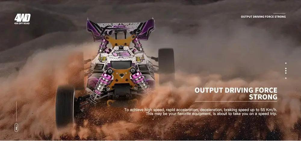  RC 1/12 Scale High-Speed RC Drift Car - 75KM/H Brushless 4WD Vehicle with 2.4G Remote Control -  ToylandEU™