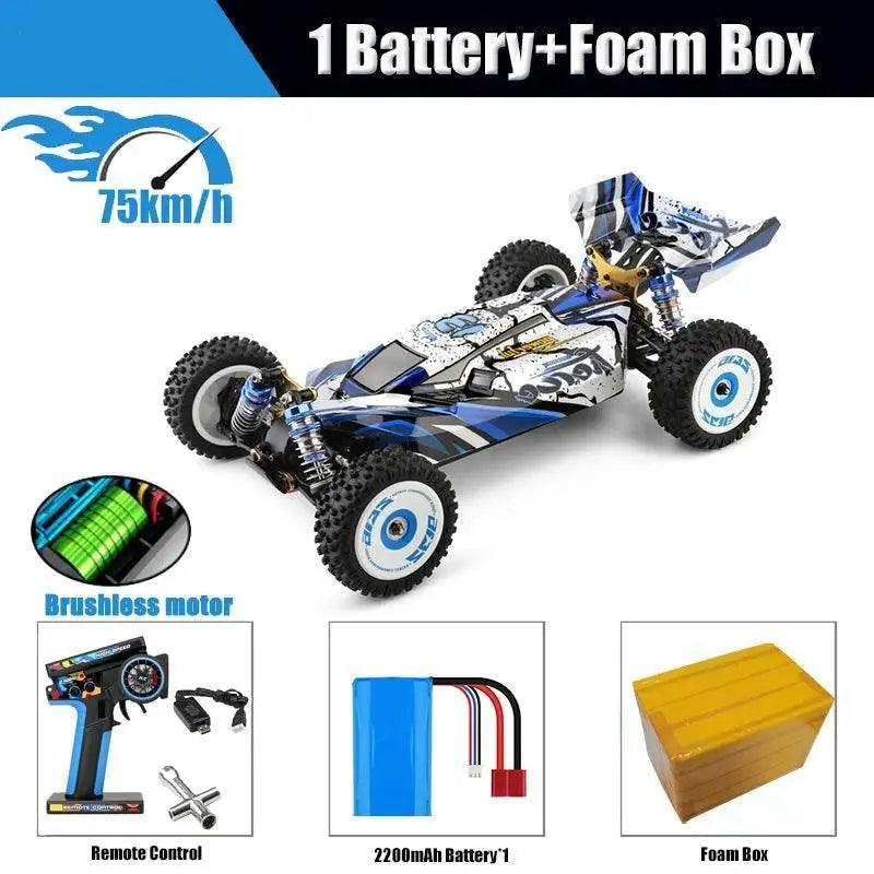  RC 1/12 Scale High-Speed RC Drift Car - 75KM/H Brushless 4WD Vehicle with 2.4G Remote Control -  ToylandEU™