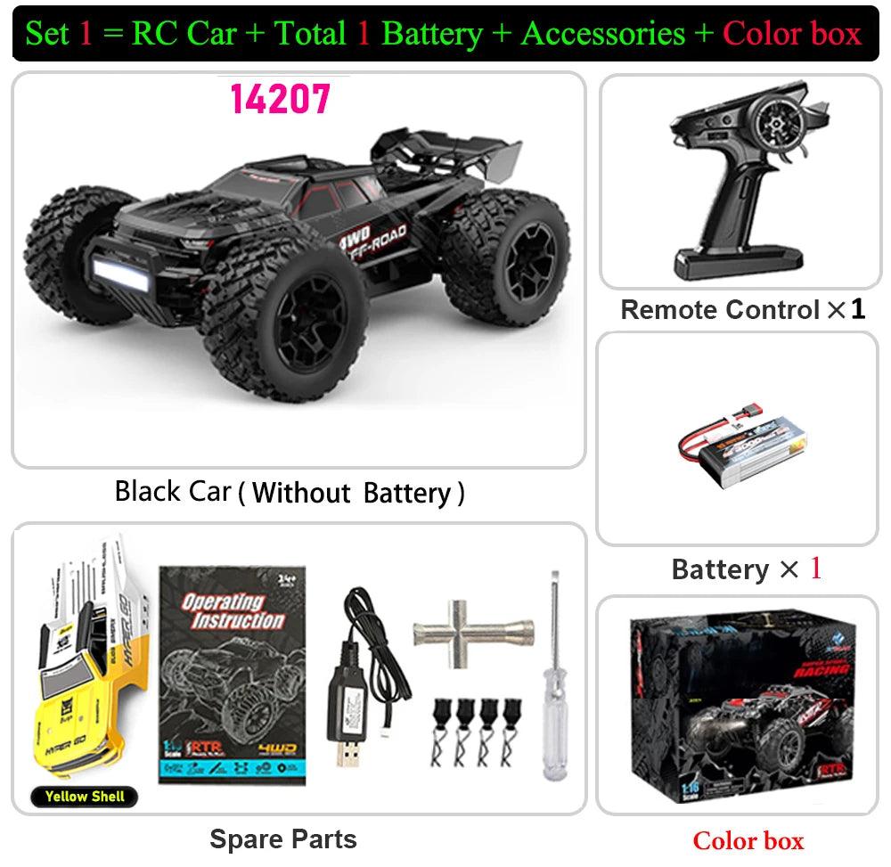  Hyper Go Brushless RC Car High Speed Remote Control 