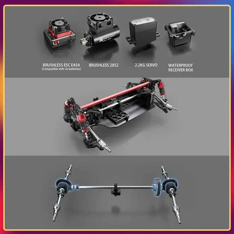  MJX Hyper Go Brushless 4WD RC Car Desert Racer Pro 