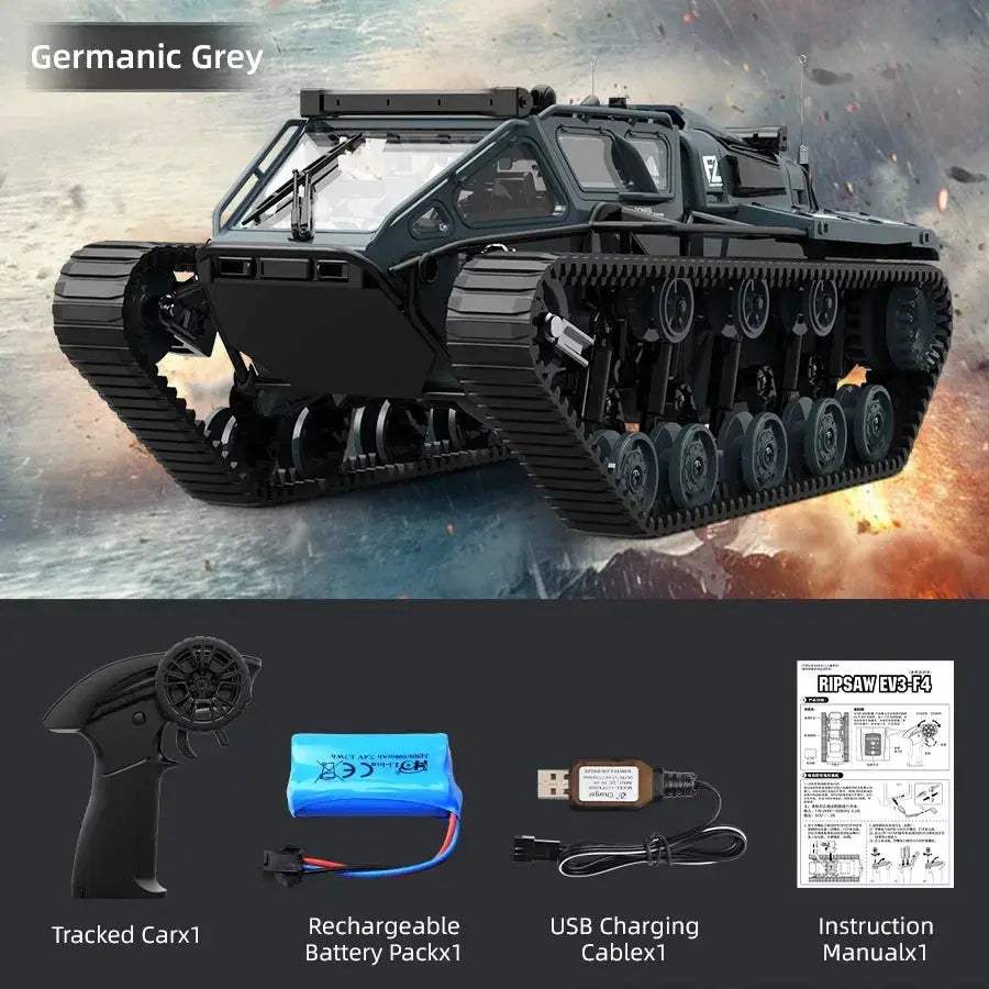 RC Car Off Road 360 Degree Rotation Tank For Children - ToylandEU