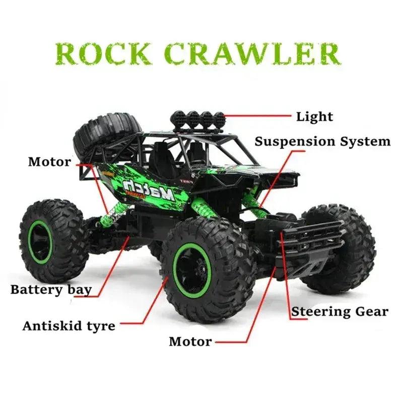  Off Road 4WD RC Car With Premium LED Lighting Remote -  ToylandEU™