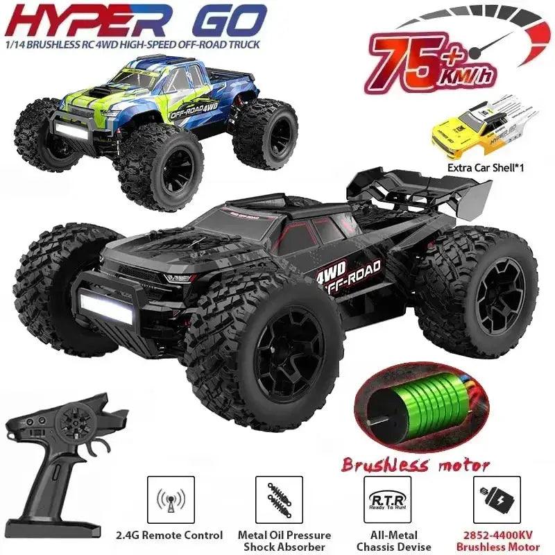  One Fourteenth Scale 4WD Brushless RC Car High Speed -  ToylandEU™