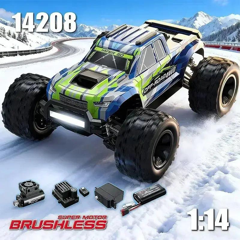  One Fourteenth Scale 4WD Brushless RC Car High Speed -  ToylandEU™