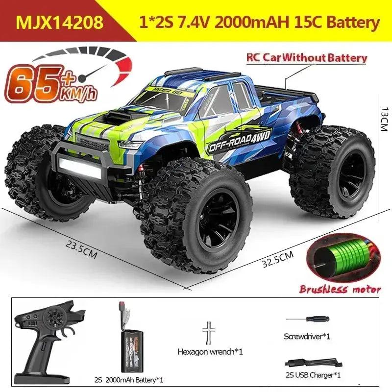 One Fourteenth Scale 4WD Brushless RC Car High Speed -  ToylandEU™