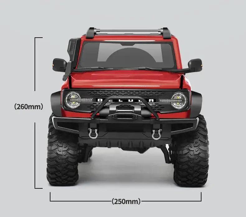  RC Professional 1:10 Scale 4WD Remote Control Off-Road Climbing Car for Adults - High & Low Speed, USB Rechargeable -  ToylandEU™