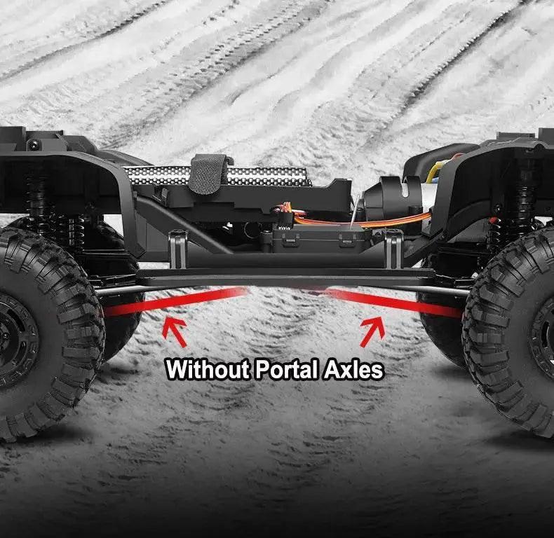  RC Professional 1:10 Scale 4WD Remote Control Off-Road Climbing Car for Adults - High & Low Speed, USB Rechargeable -  ToylandEU™