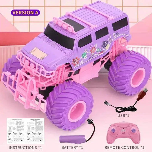  Q157 Pink 2.4GHz Remote Control Off-Road Climbing Car, Plastic Body, Includes Battery -  ToylandEU™