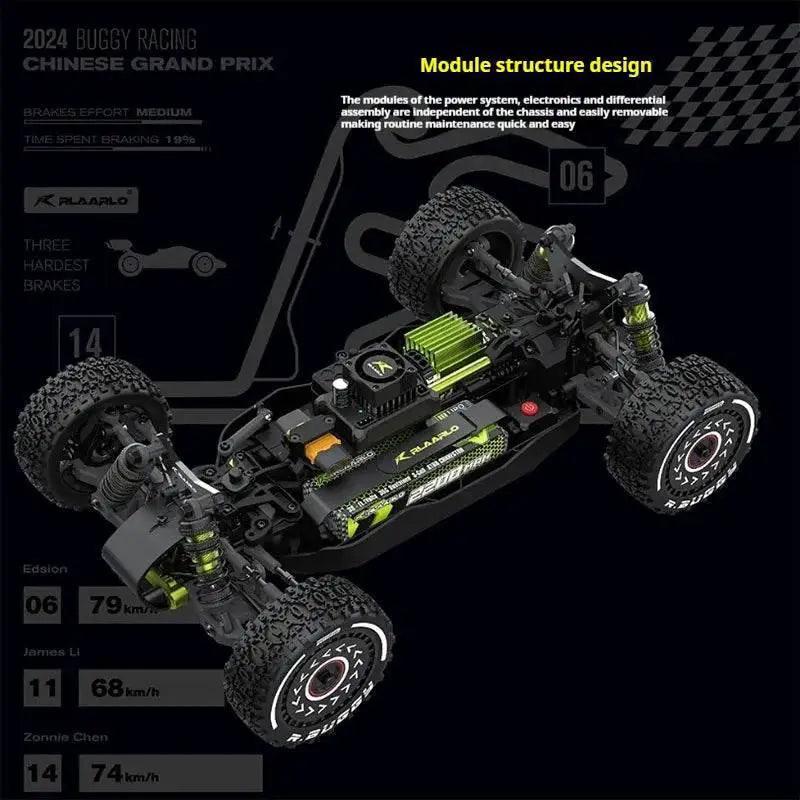  RC RC RLX12S High-Speed Brushless 1:12 Electric 90 KMH Off-Road Car with Four-Wheel Drive and Drift Capabilities -  ToylandEU™