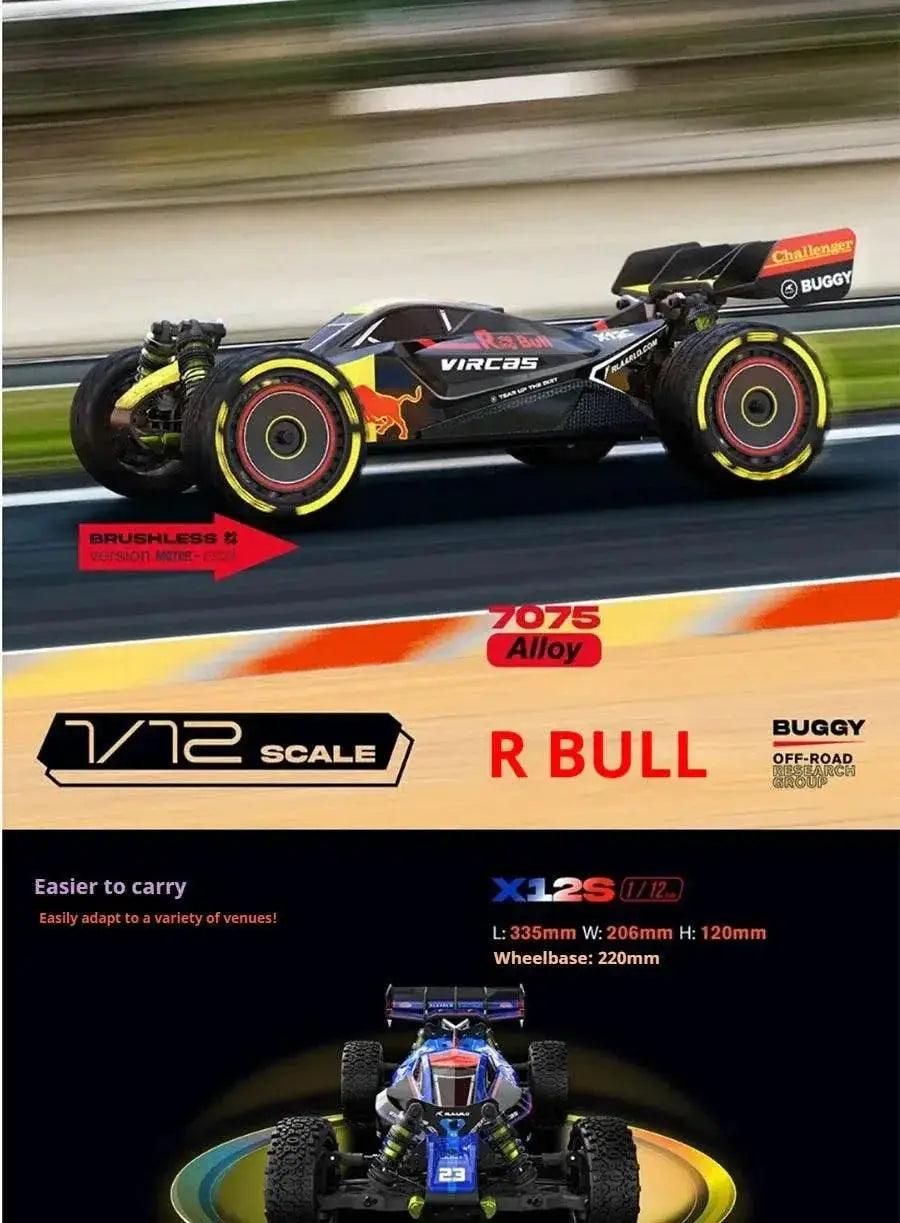  RC RC RLX12S High-Speed Brushless 1:12 Electric 90 KMH Off-Road Car with Four-Wheel Drive and Drift Capabilities -  ToylandEU™