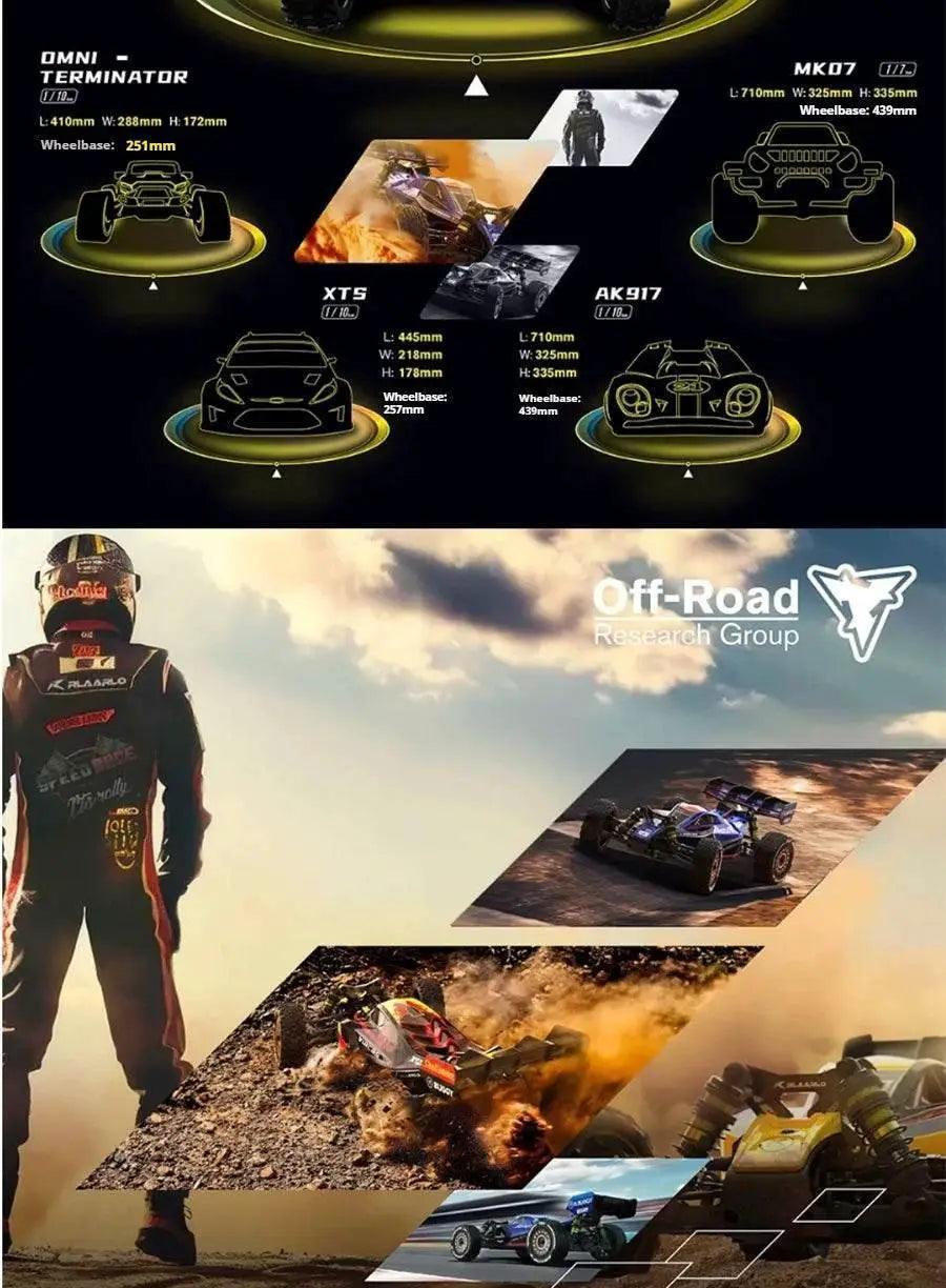  RC RC RLX12S High-Speed Brushless 1:12 Electric 90 KMH Off-Road Car with Four-Wheel Drive and Drift Capabilities -  ToylandEU™