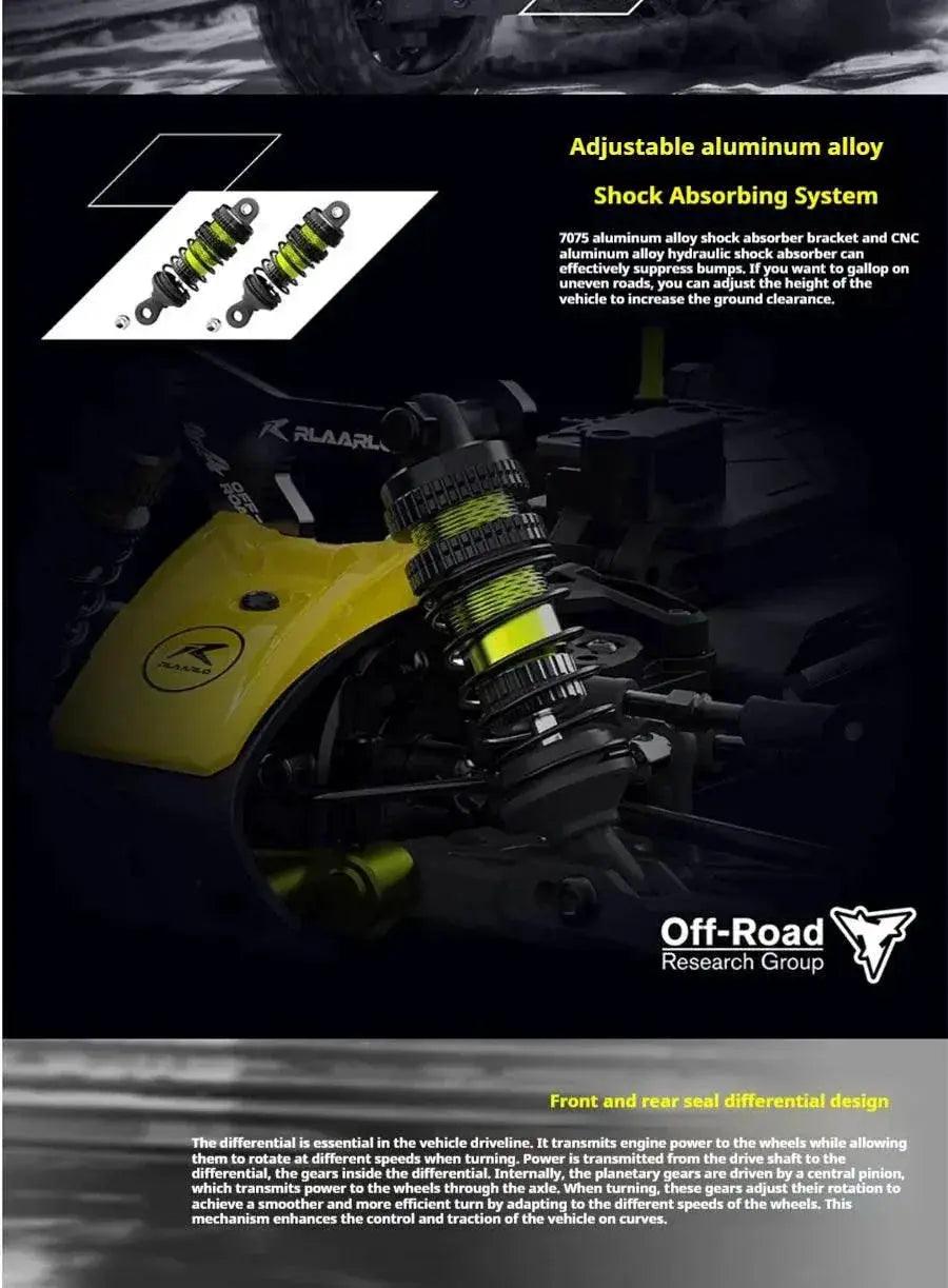  RC RC RLX12S High-Speed Brushless 1:12 Electric 90 KMH Off-Road Car with Four-Wheel Drive and Drift Capabilities -  ToylandEU™