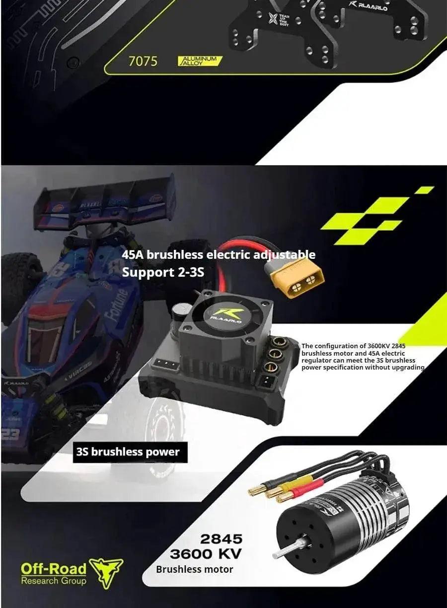  RC RC RLX12S High-Speed Brushless 1:12 Electric 90 KMH Off-Road Car with Four-Wheel Drive and Drift Capabilities -  ToylandEU™