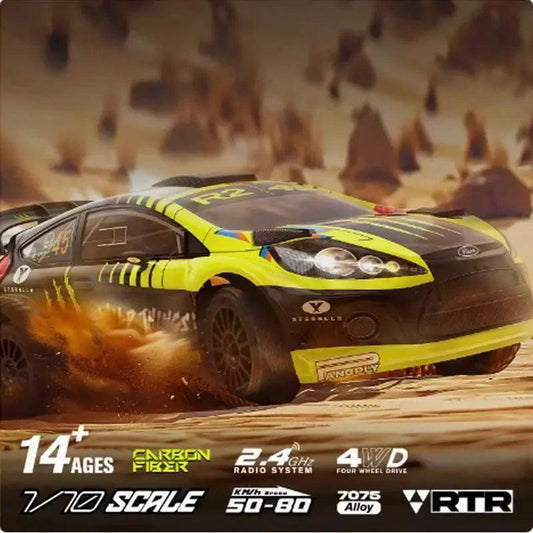  RC Riaarl XTS F10 1/10 Scale Electric RC Rally Car - 4WD Drift Racing Toy for All Ages -  ToylandEU™