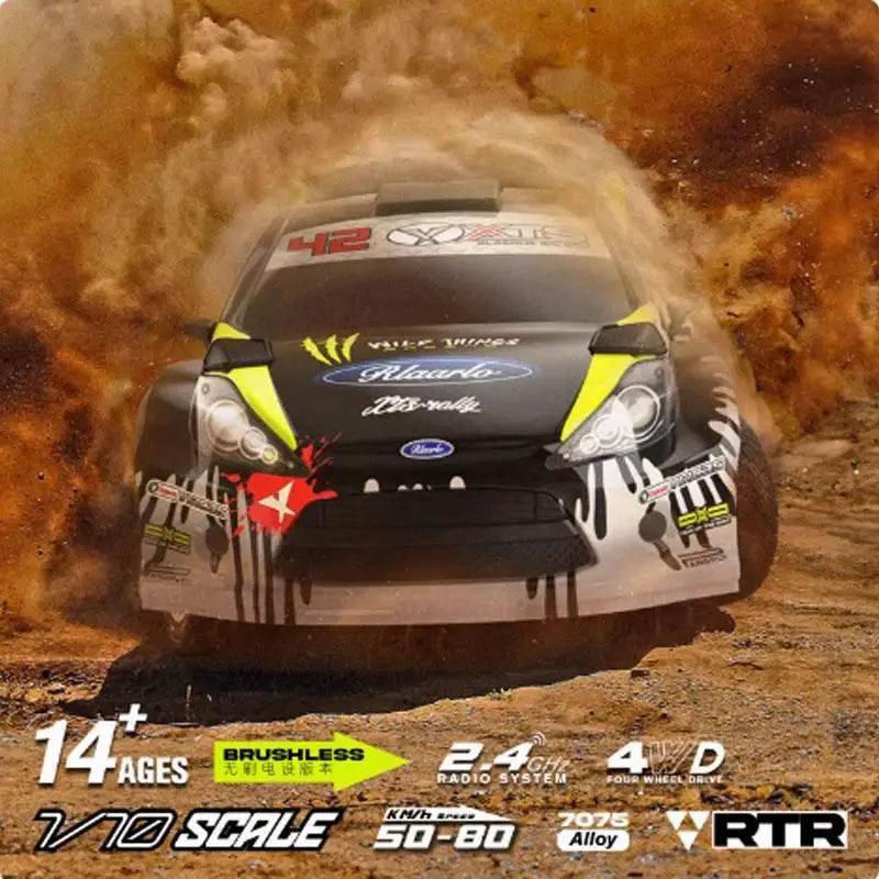  RC Riaarl XTS F10 1/10 Scale Electric RC Rally Car - 4WD Drift Racing Toy for All Ages -  ToylandEU™