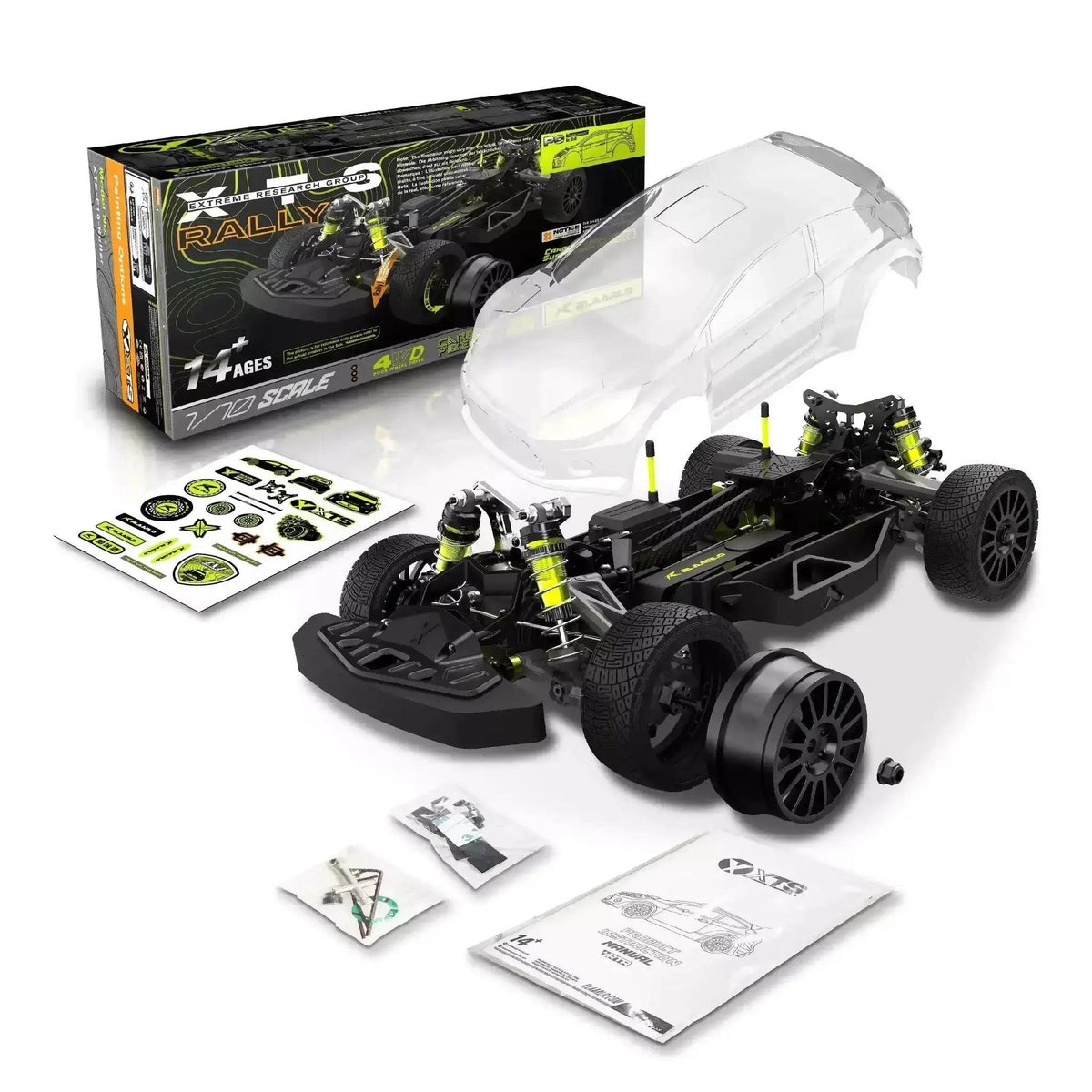  RC Riaarl XTS F10 1/10 Scale Electric RC Rally Car - 4WD Drift Racing Toy for All Ages -  ToylandEU™