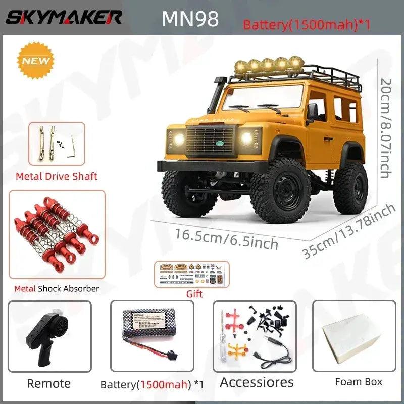  Twelfth Scale RC Car 4WD Rock Crawler RTR Premium Ready -  ToylandEU™