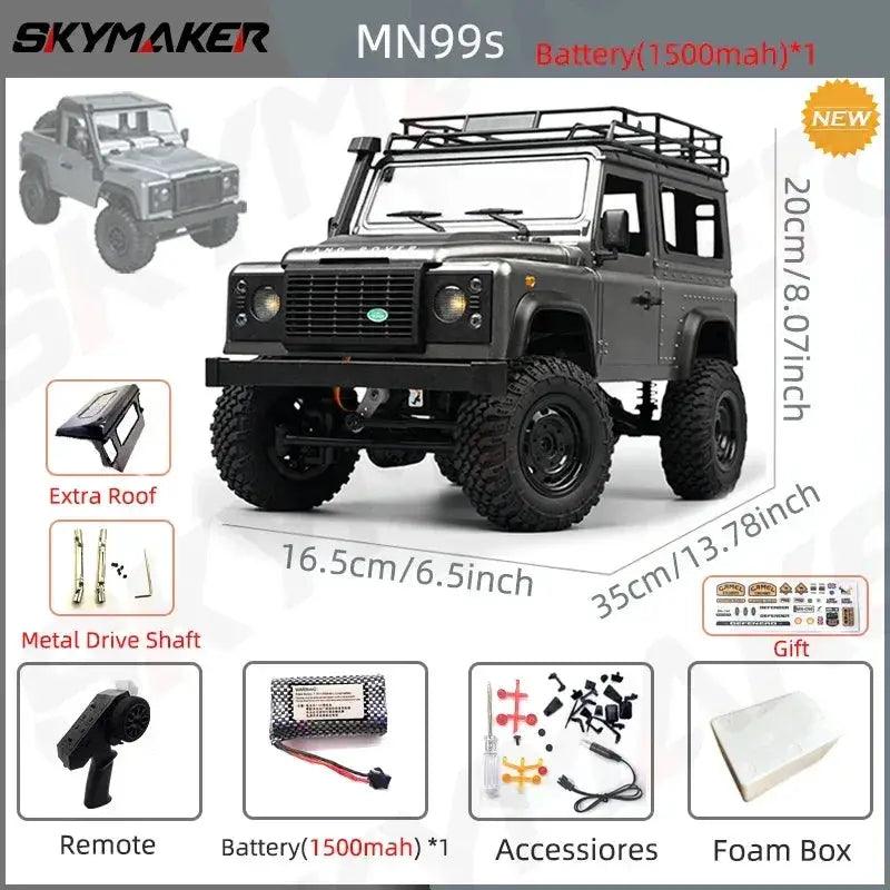 Twelfth Scale RC Car 4WD Rock Crawler RTR Premium Ready -  ToylandEU™